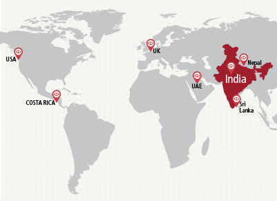 Muthoot Branches Map Muthoot Branches Map