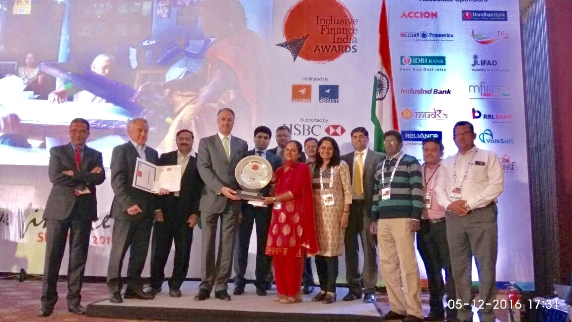 Muthoot Finance subsidiary Belstar Investments awarded Microfinance Organisation of the year- 2016.