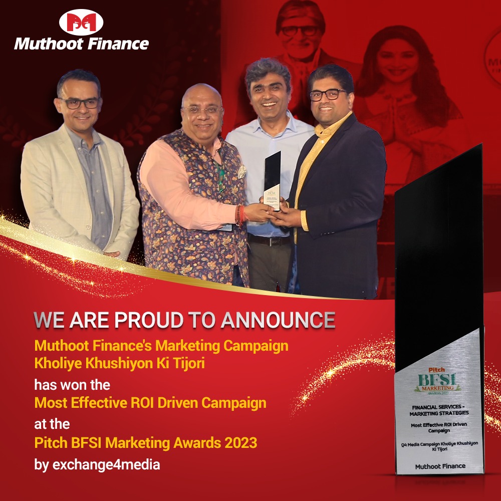 We are super elated to announce that Muthoot Finance's Sunheri Soch Season 2 has been awarded with the 'Best Digital Brand Video' at the Afaqs Media Brand Awards 2023!