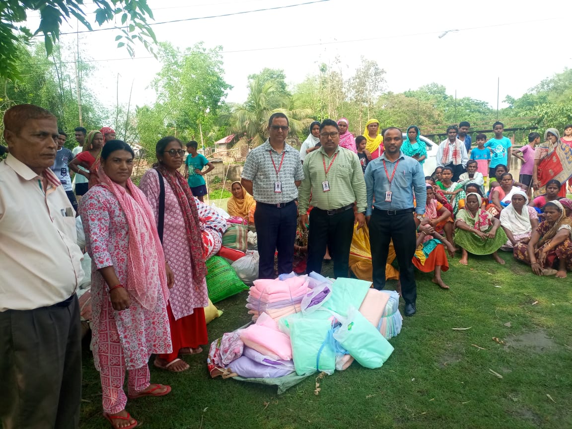 Individual Social Responsibility Initiative: Donation of Old Usable Clothes and Mosquito Nets to Underprivileged People in Hirajani Village, near Hajo, Guwahati, Assam 