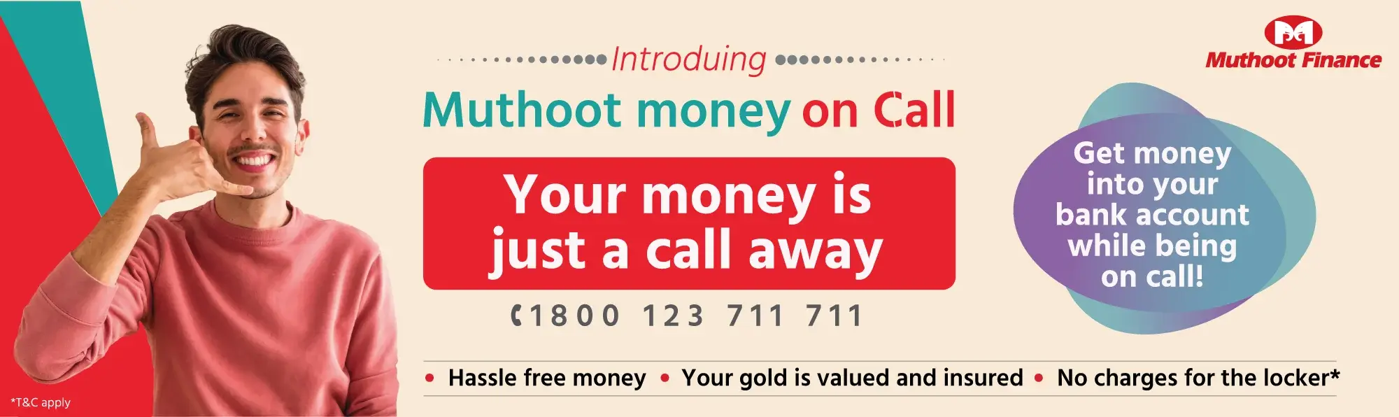 Apply for Muthoot Money on Call online